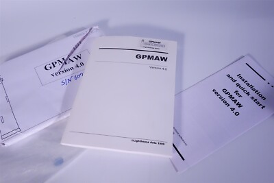 Lighthouse Data GPMAW Version 4.0 Protein / Mass Analysis Spectrometer Software 