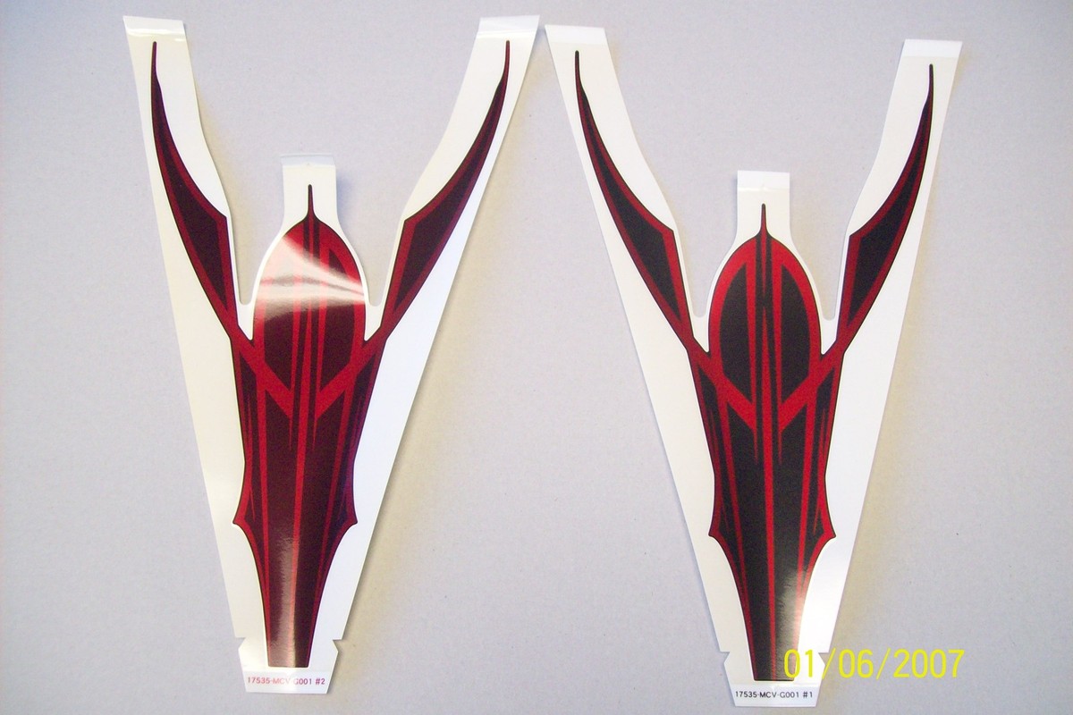 NEW* HONDA FUEL TANK STRIPE Decal OEM 17535-MCV-G00ZB Graphic