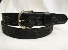 1 ½" Lined 2 Ply Saddle Leather Gun Carry Work Dress Belt Heavy Duty Lifetime