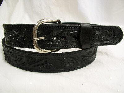 1 ½'' Lined 2 Ply Saddle Leather Gun Carry Work Dress Belt Heavy Duty Lifetime
