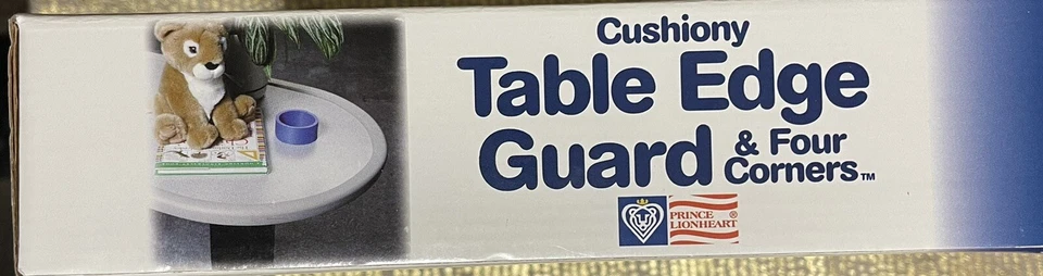NUEVO Protector de borde de mesa acolchado Prince Lionheart Plus 4 esquinas Foto 4 de 4