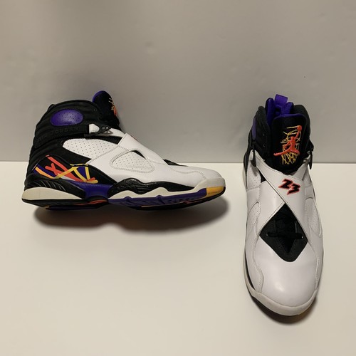 Air Jordan 8 Retro “Three Peat” White 