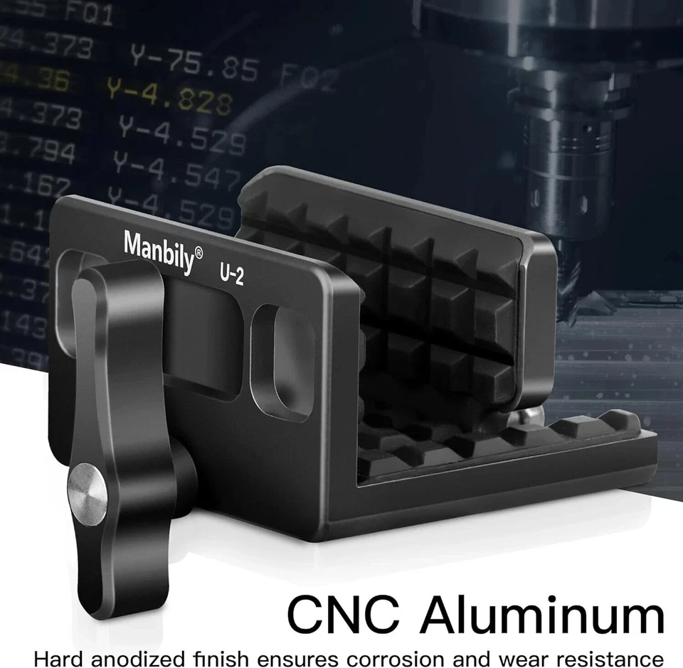 Cabezal de reposapiés de abrazadera de sillín de tiro Manbily para trípode de caza EE. UU. Foto 3 de 4