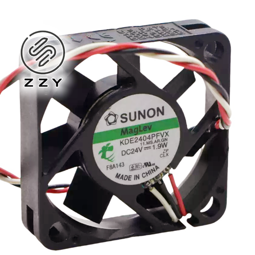 1 New PCS SUNON KDE2404PFVX 24V 1.9W 4010 4CM Silent Frequency Converter Fan - Picture 2 of 5