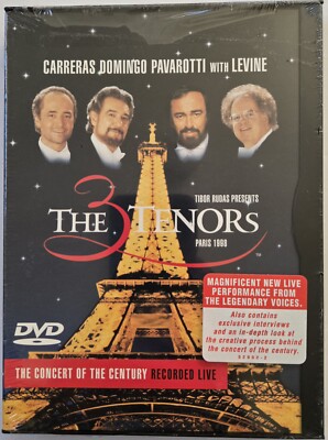 The Three Tenors: Paris 1998 (DVD, 1998) Recorded Live