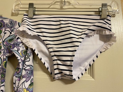 Janie and Jack Long Sleeve Tankini Swimsuit EUC Size 8 - Picture 3 of 5