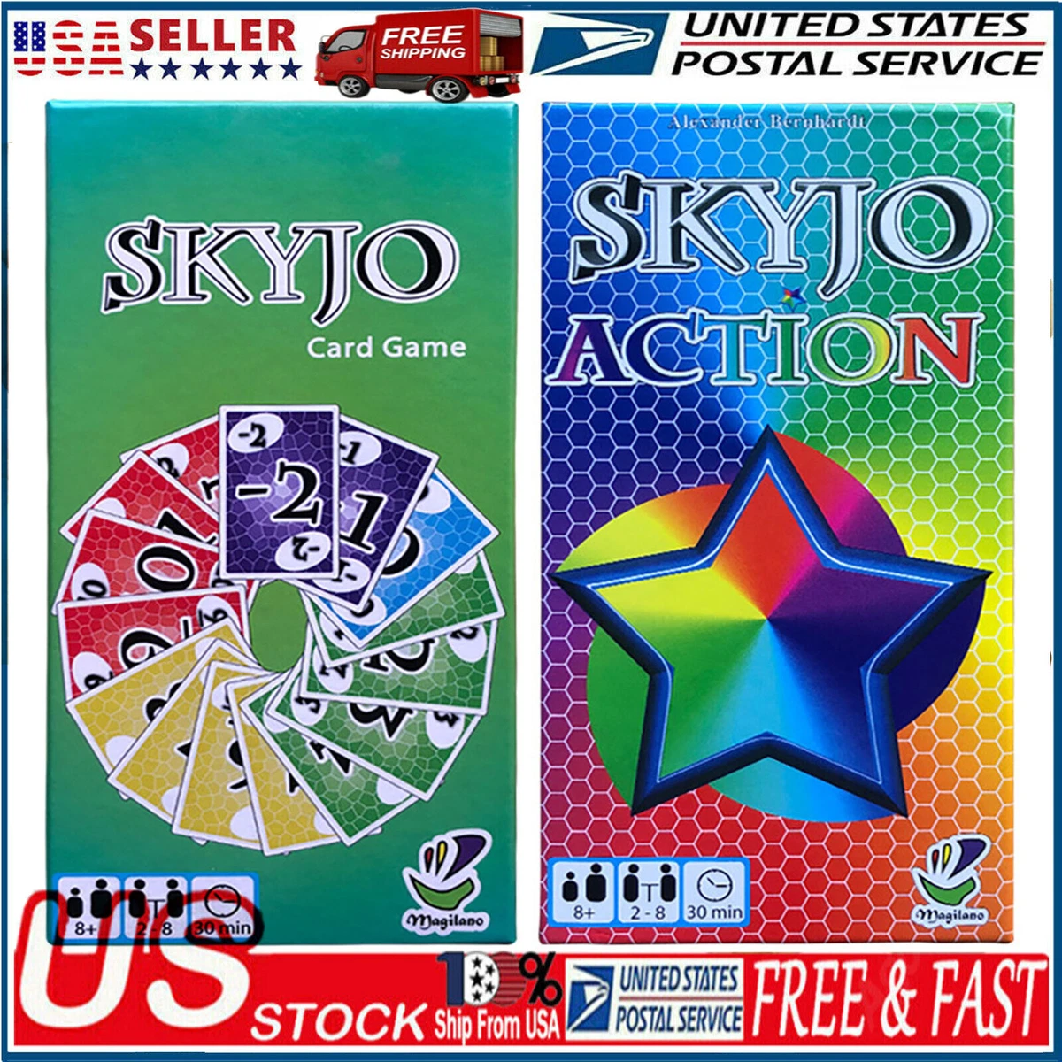 SKYJO - the Entertaining Card Game for Kids and Adults. the Ideal Ga