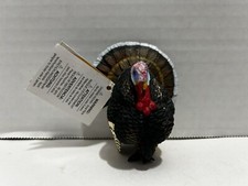 Domestic Turkey Farm Figurine Collectible PVC. Safari Ltd 2006 With Tags
