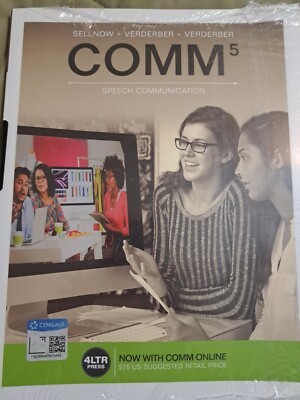 Comm5 Speech Communication with Comm Online Access Code New Unused Code
