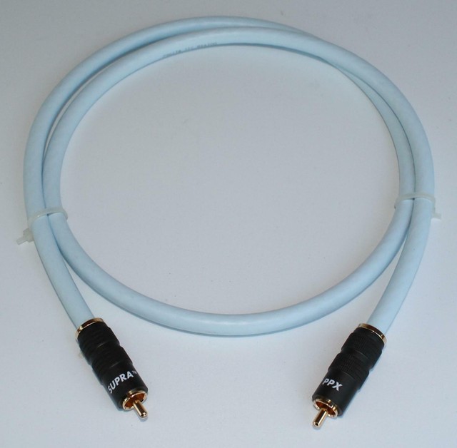 Supra Cables Trico RCA Digitalkabel mit PPX Stecker 75 Ohm 1m for sale
