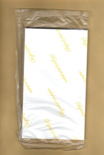 2 packs of 20 Digital Photo Paper ~ Pic Area 5 13/16" x 4"- paper length 7" x 4" - Picture 2 of 4