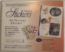NEW in Package Creative Memories Celebrations Stickers 5 Studio & 5 Block Sheets