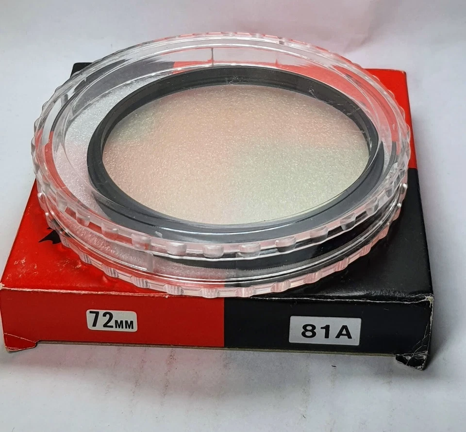 Bower 72mm 81A 81-A 81 A Warming Light Balancing Glass Lens Filter Japan 72 mm - Image 3 of 4
