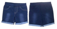 Jumping Beans Little Girls Size 4 Denim Shorts NWT Dark Wash
