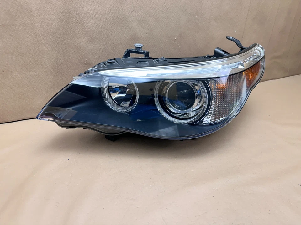 2004 2005 BMW E60 HEADLIGHT LEFT 525i 530i 545i OEM BI- XENON 63127166119 - Image 2 of 4