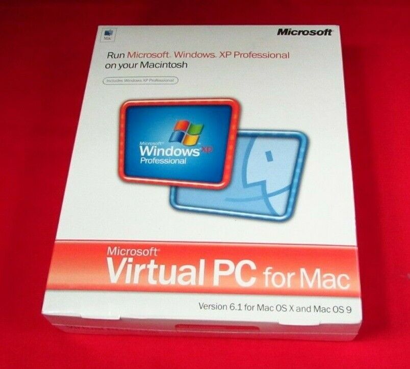 NEW! MICROSOFT VIRTUAL PC FOR MAC VERSION 6.1 X09-82307