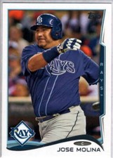 2014 Topps Update #US-6 Jose Molina NM-MT Rays ID:14875