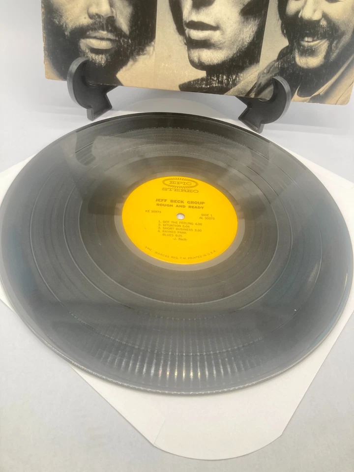 Jeff Beck Group Rough And Ready Vintage Vinyl LP 1971 Epic Record KE-30973 - Image 4 of 4