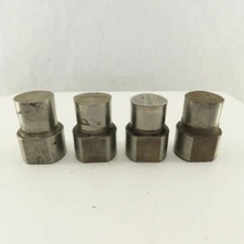 2.000 Round Hole CNC Turret Punch For 2.500 Holder Lot Of 4