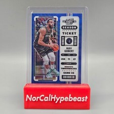 2022-2023 Panini Contenders Optic Basketball Rudy Gobert #79 Blue Wave /45