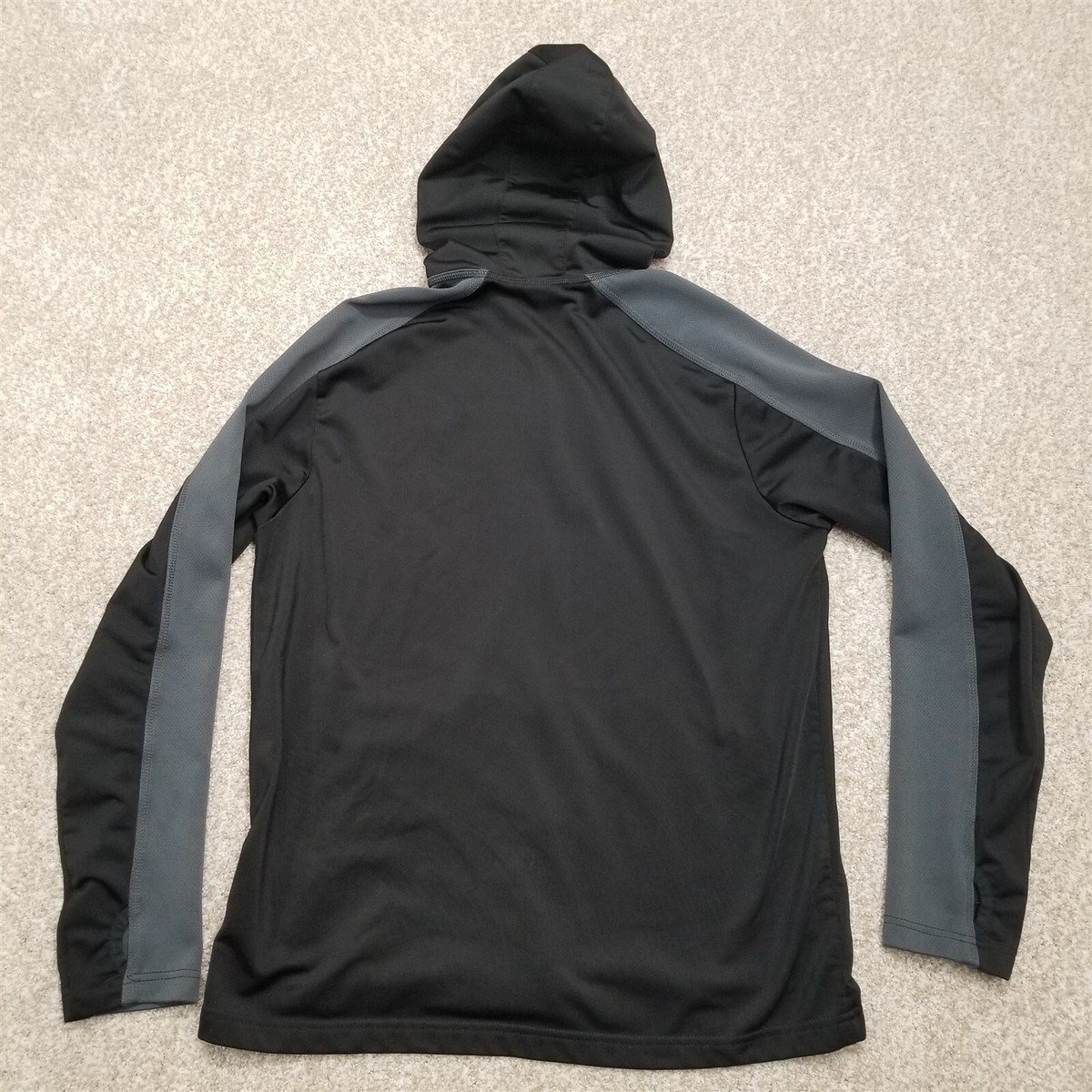 Starter Hoodie Mens Medium Black Casual Full Zip 100