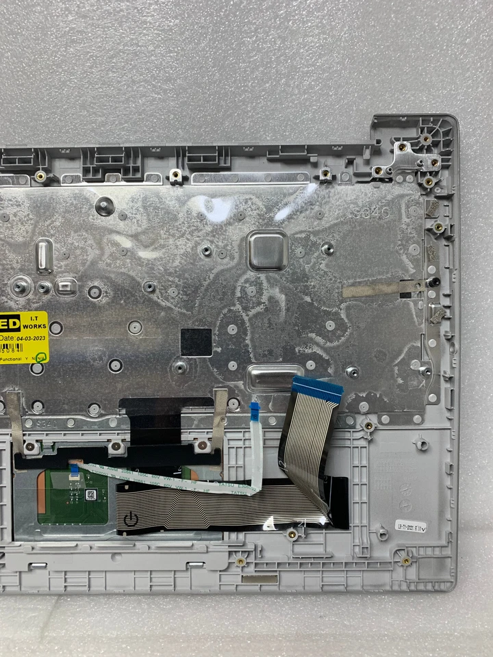 NEW Lenovo IdeaPad 3 CB-14IGL05 Type 82C1 Palmrest Uk Keyboard Silver 5CB0Z27817 - Image 3 of 4