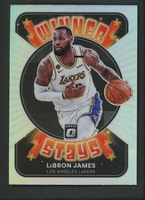 2021-22 LEBRON JAMES PANINI DONRUSS OPTIC HOLO WINNER STAYS