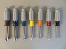 Vintage Craftsman 7-piece Metric Hollow Shank Nut Driver 5mm - 11mm Usa Vintage Craftsman 7-piece Metric Hollow Shank Nut Driver 5mm - 11mm Usa