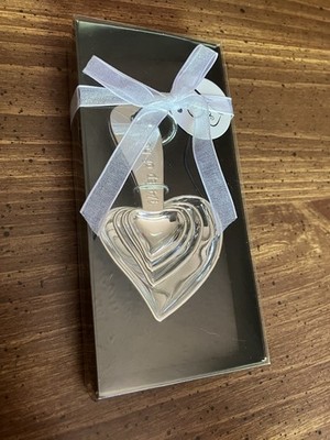 Heart Shaped Measuring Set Gift Favor New In Box