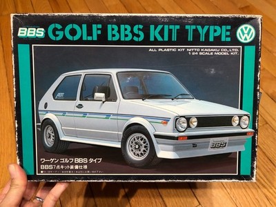 VOLKSWAGEN GOLF BBS TYPE  1/24 MODEL KIT NITTO VINTAGE