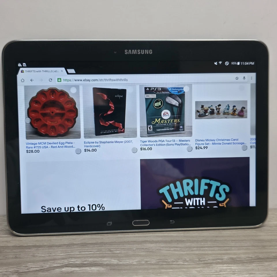 Samsung Galaxy Tab 4 SM-T537R4 - 16GB, WiFi+4G (U.S. Cellular) 10.1 in - Black - Image 3 of 4