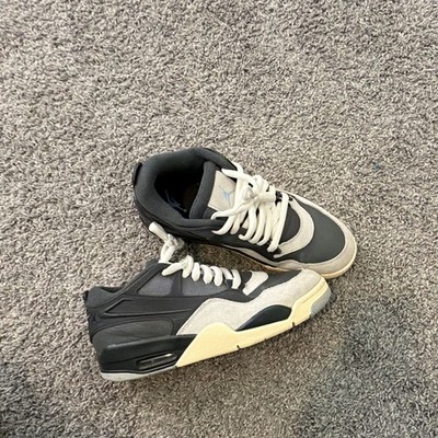 Nike Air Jordan 4 RM Low Colorblock Sneakers Gray Black Blue