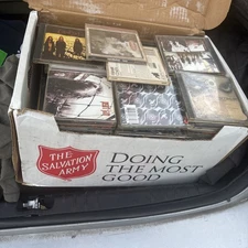 LOT OF NEW/UNUSED CD-R - DVD-R - CASSETTE  DISCS AND TAPES   150 CD-R   75 DVD-R