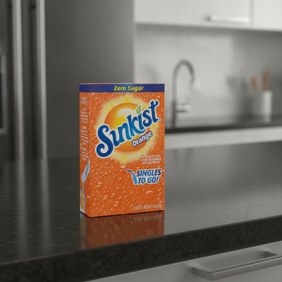 Soda Drink Mix In 12 Boxes with 6 Packets Each NonCarbo...