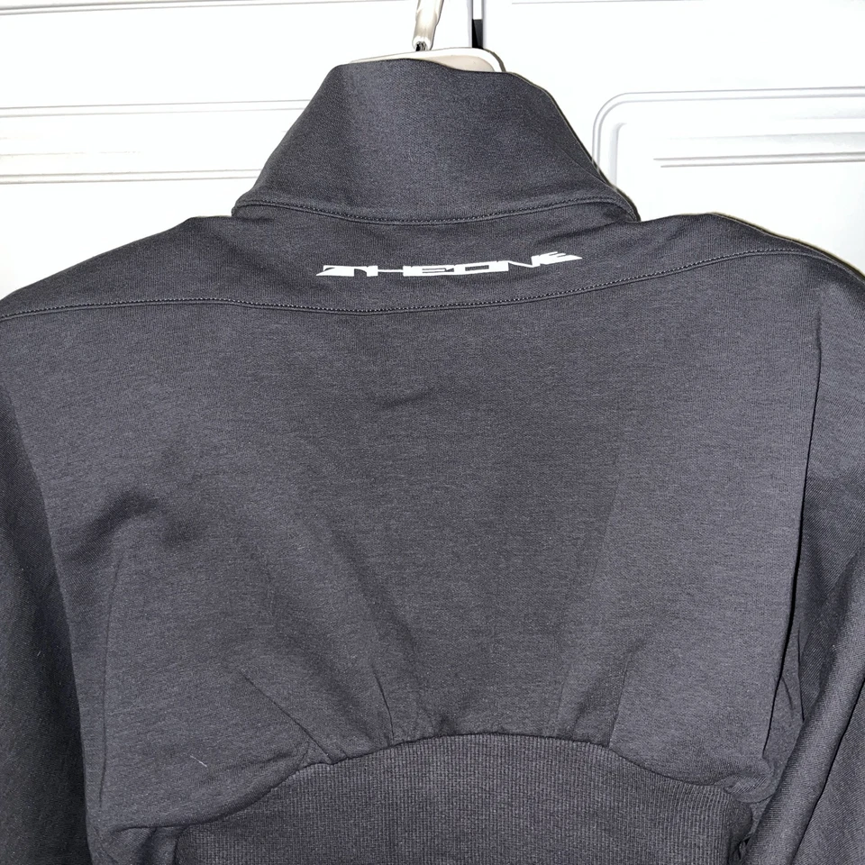 TI Dream Maker Los Angeles  Gray Cropped Jacket Shoulder Pads Sz L Streetwear - Image 4 of 4