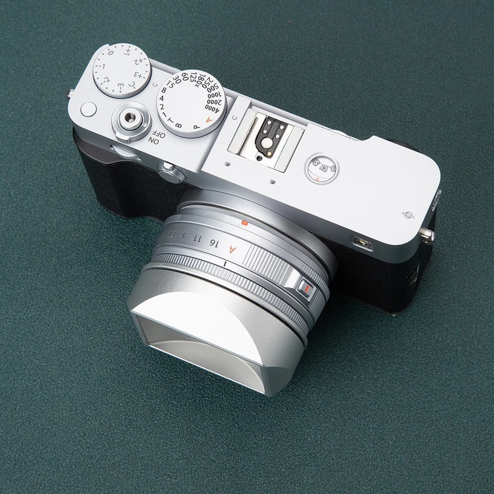 Квадратный металлический бленда объектива подходит для Fujifilm Fuji XF27 мм F2.8 R WR - Изображение 4 из 4