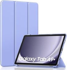 Slim Hard PC Translucent Case with Stand for Galaxy Tab A9 Plus 11" 2023, Lavend