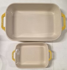 Staub Stoneware 2-pc, Rectangular Baking Dish...