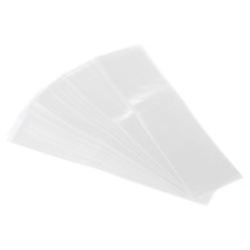 250Pcs 155x40mm PVC Perforated Shrink Bands Fits Cap Dia 3.74 to 3.82 Inch Clear