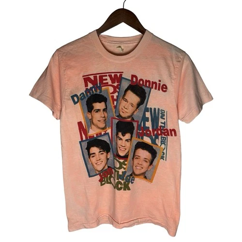 Vintage New Kids On The Block Shirt Mens M Band Tee Pop Grap 1980s vintage concert t-shirt, vintage, single stitch, B+ condition