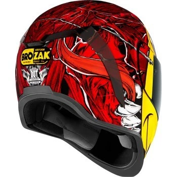 Casco Icon Airform Cara Completa - Rojo Brozak MIPS - Adulto Talla Grande Foto 2 de 4