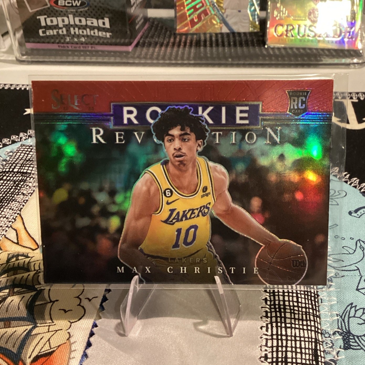 Max Christie 2022-23 Select RED Rookie Revolution #3 Lakers Basketball