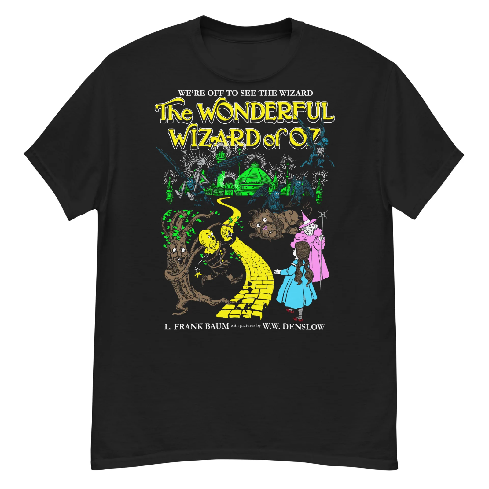 THE WONDERFUL WIZARD OF OZ ILLUSTRATIONS T-shirt unisex Tee All Sizes Z055