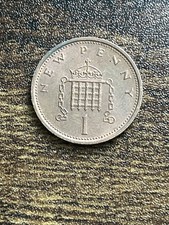 1976 Great Britain UK One 1 New Penny XF Extremely Fine Actual Coin TC6870*