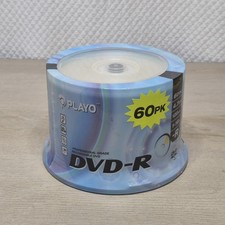 NEW - PLAYO DVD -R 60 Pack - Professional Grade Recordable  4.7GB  120MM  16X