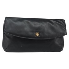 GIVENCHY Borsa Pochette Pelle Nero Oro Autentica am9079
