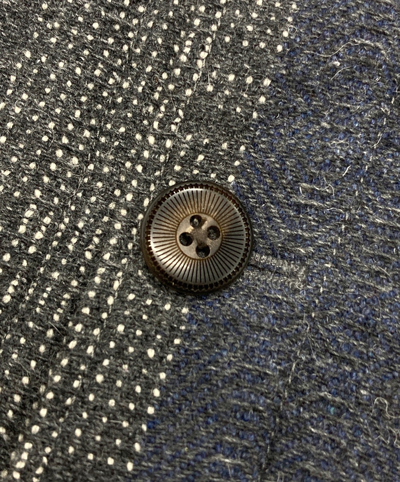 CALEE Wool Dobby work jacket Size: M Gray Men - image 4