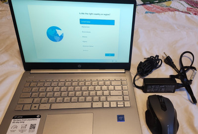 2024--HP Laptop Ultralight 14-dq0760dx Intel Celeron N4120-128 gb (pre-owned)