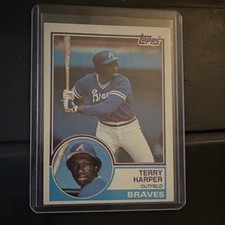 Topps Terry Harper Atlanta Braves MLB Baseball 1983 Topps Card #339