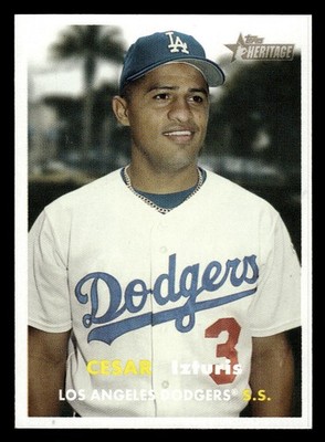 2006 Topps Heritage #88 Cesar Izturis Card Los Angeles Dodgers